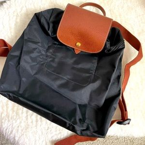 Longchamp LePliage Large Foldable Backpack Black